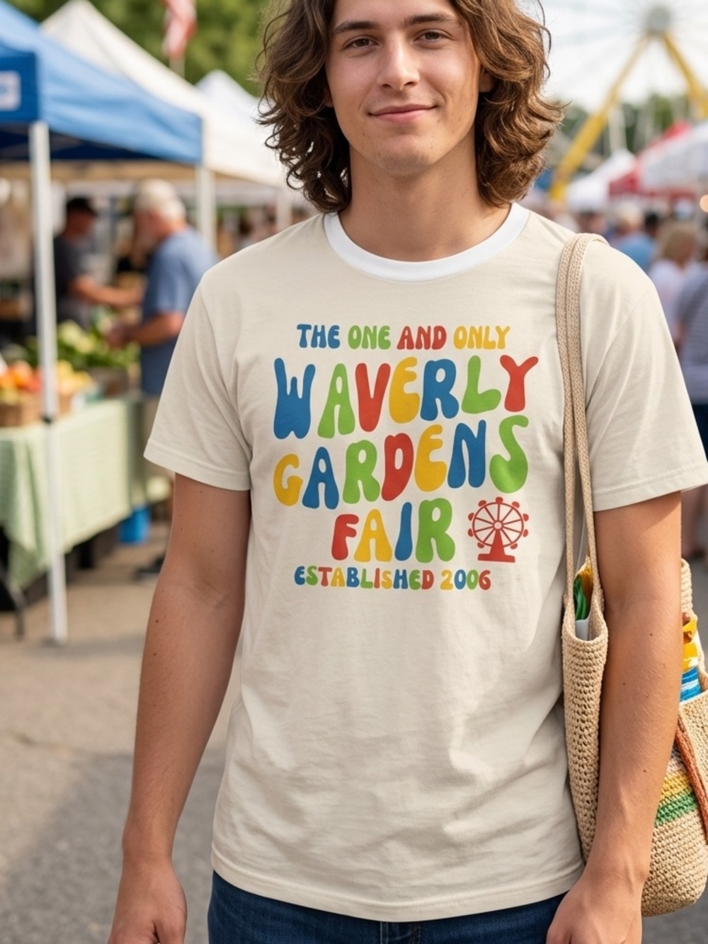 Waverly Gardens Fair Kids Cream T-Shirt